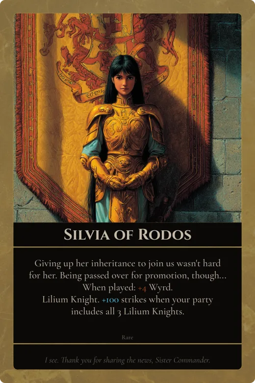 Silvia of Rodos hero card